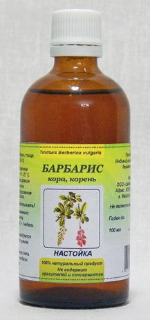 Барбариса обыкновенного листьев настойка