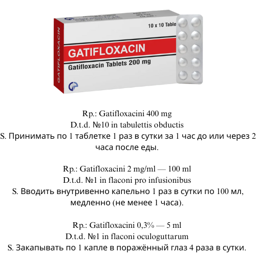 Гатифлоксацин