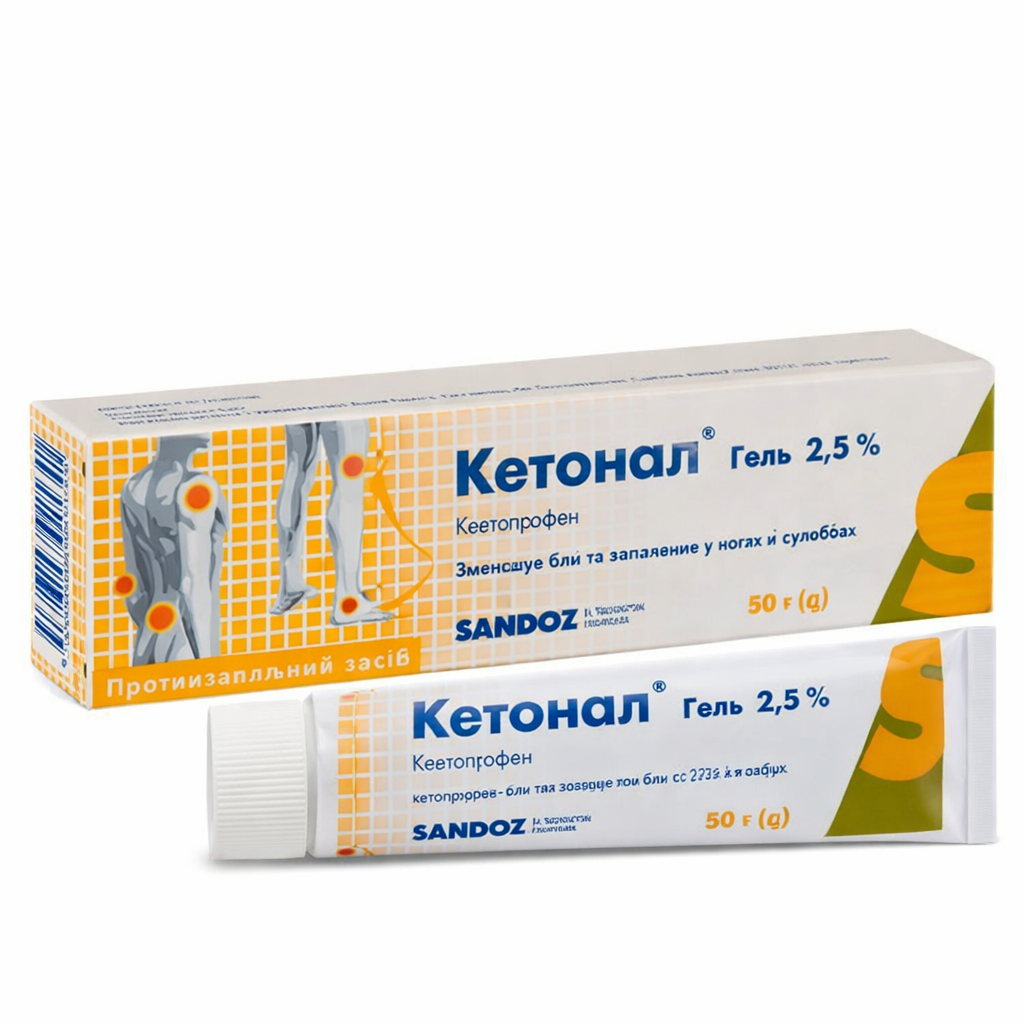 Кетонал гель