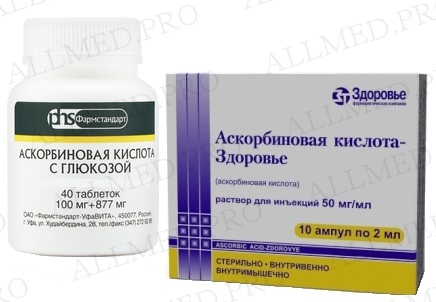 Аскорбінова кислота розчин д/ін.